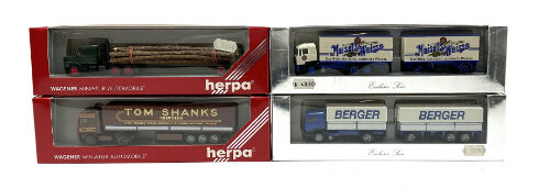 Lot 10542 *Spur H0 Konvolut Lastwagen  4tlg