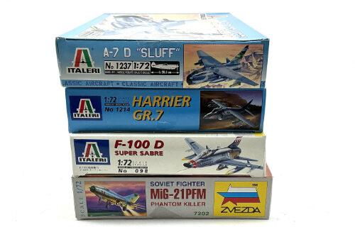 Lot 10573 *Bausatz Konvolut 1:72 Flugzeuge 4tlg