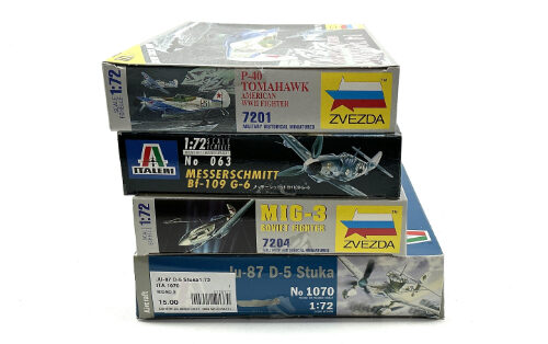 Lot 10574 *Bausatz Konvolut 1:72 Flugzeuge 4tlg