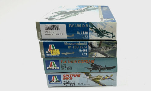 Lot 10575 *Bausatz Konvolut 1:72 Flugzeuge 4tlg