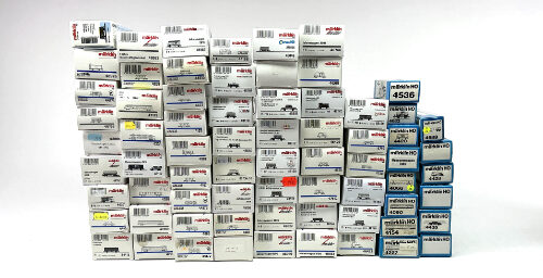 Lot 10649 * Konvolut leere Märklin Originalverpackungen OHNE Inhalt!  Ca. 70tlg