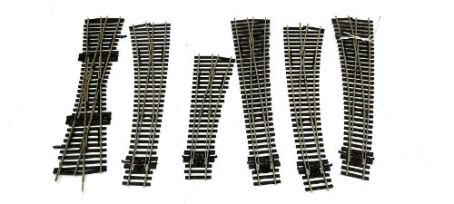 Lot 10660 *Spur H0 Konvolut Peco Weichen 6tlg