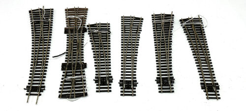 Lot 10661 *Spur H0 Konvolut Peco Weichen 6tlg