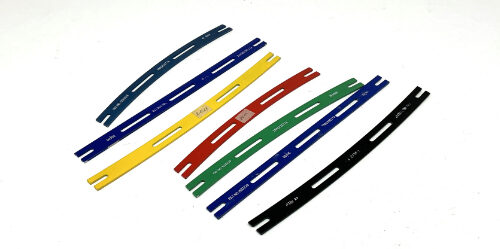 Lot 10673 *Spur H0 Konvolut Peco Gleisschablonen  7tlg