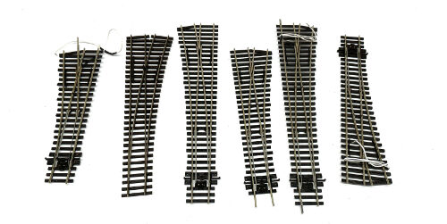 Lot 10682 *Spur H0 Konvolut Peco Weichen 6tlg