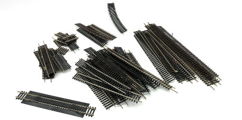 Lot 10687 *Spur H0 Konvolut Schienen ca 55tlg