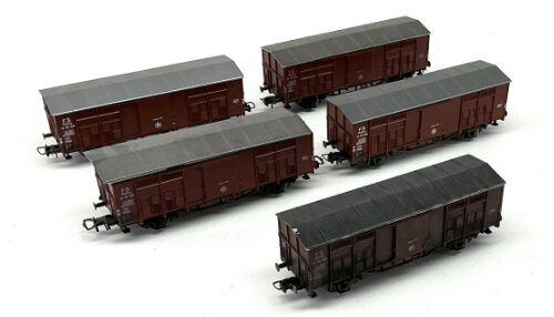 Lot 10698 *Spur H0 Konvolut FS Güterwagen 5tlg