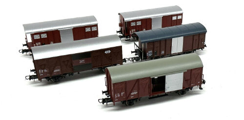 Lot 10709 *Spur H0 Konvolut SBB Güterwagen 5tlg