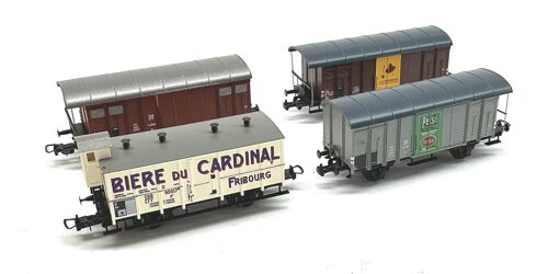 Lot 10736 *Spur H0 Konvolut SBB Güterwagen 4tlg