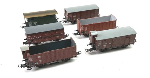 Lot 10747 *Spur H0 Konvolut Güterwagen 6tlg