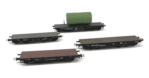 Lot 10782 *Spur H0 Konvolut Schwerlast Güterwagen 4tlg