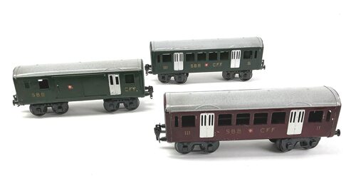 Lot 10815 *Spur 0 Konvolut RESAL  SBB Personenwagen 3tlg