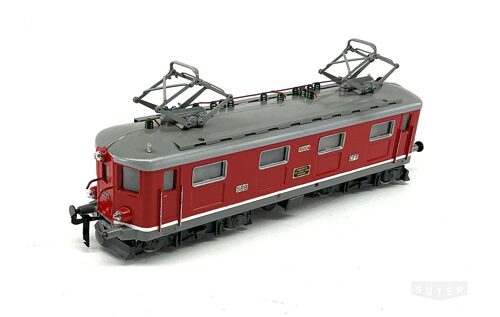 Lot 10836 *Spur 0 Hersteller?  SBB E-Lok Re 4/4  10004 rot Metall 1-motorig Wechselstrom