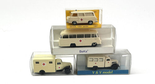 Lot 10924 *Spur H0 Konvolut Fahrzeuge 4tlg