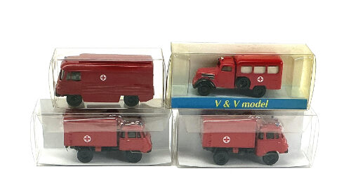 Lot 10925 *Spur H0 Konvolut Fahrzeuge 4tlg