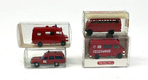 Lot 10933 *Spur H0 Konvolut Feuerwehr 4tlg