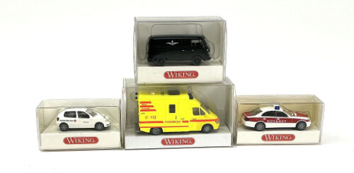 Lot 10938 *Spur H0 Konvolut Wiking Fahrzeuge 4tlg