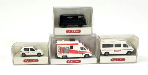 Lot 10939 *Spur H0 Konvolut Wiking Fahrzeuge 4tlg