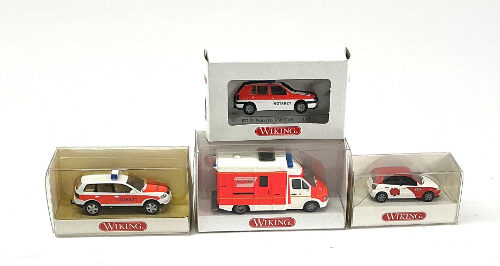 Lot 10941 *Spur H0 Konvolut Wiking Fahrzeuge 4tlg