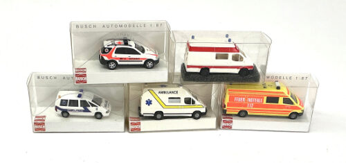 Lot 11032 *Spur H0 Konvolut Busch Fahrzeuge 5tlg