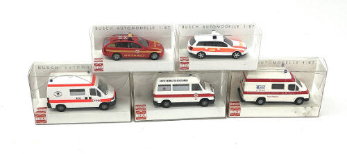 Lot 11036 *Spur H0 Konvolut Busch Fahrzeuge 5tlg