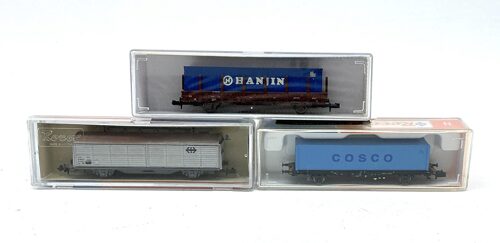 Lot 11114 *Spur N Konvolut Güterwagen 3tlg