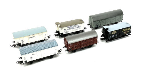 Lot 11195 *Spur H0 Konvolut Güterwagen 6tlg