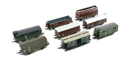 Lot 11197 *Spur H0 Konvolut Güterwagen 8tlg