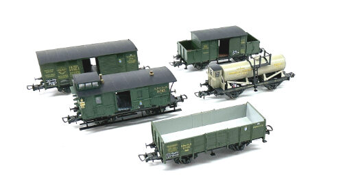 Lot 11199 *Spur H0 Konvolut K.Bay.StsB. Güterwagen 5tlg