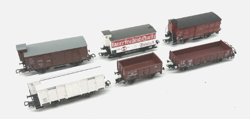 Lot 11240 *Spur H0 Konvolut Güterwagen 6tlg