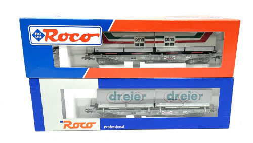 Lot 11253 *Spur H0 Konvolut Roco SBB Taschenwagen 2tlg