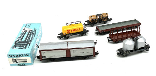 Lot 11259 *Spur H0 Konvolut Märklin Güterwagen 6tlg