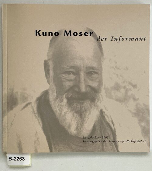 Buch B-2263 *Kuno Moser der Infomant