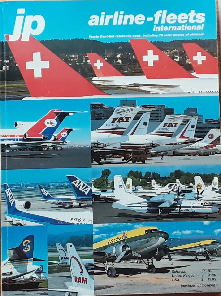 Buch B-2711 jp airline fleets international 1994 / 95 