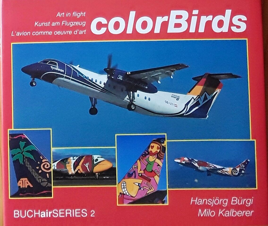 Buch B-2729 colorBirds Kunst am Flugzeug
