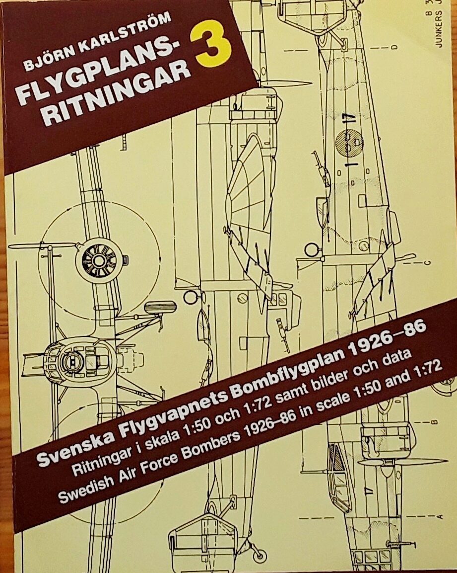 Buch B-2790 Svenska Flygvapnets Bombflygplan 1926-86 Flygplansritningar 3