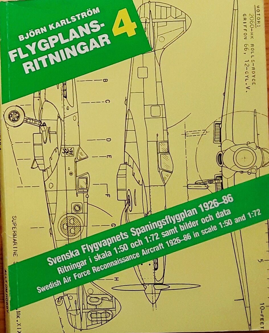Buch B-2791 Svenska Flygvapnets Spaningsflygplan 1926-86 Flygplansritningar 4