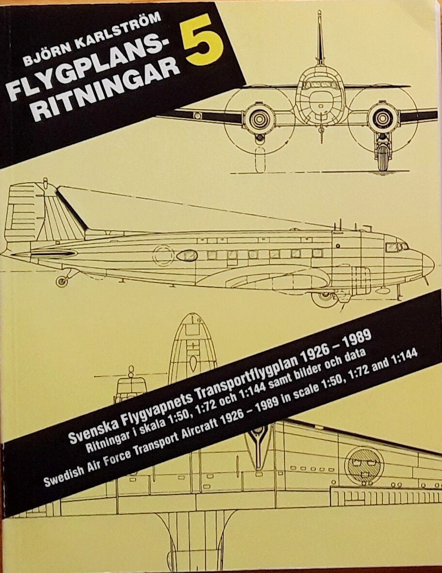 Buch B-2792 Svenska Flygvapnets Transportflygplan 1926-89 Flygplansritningar 5