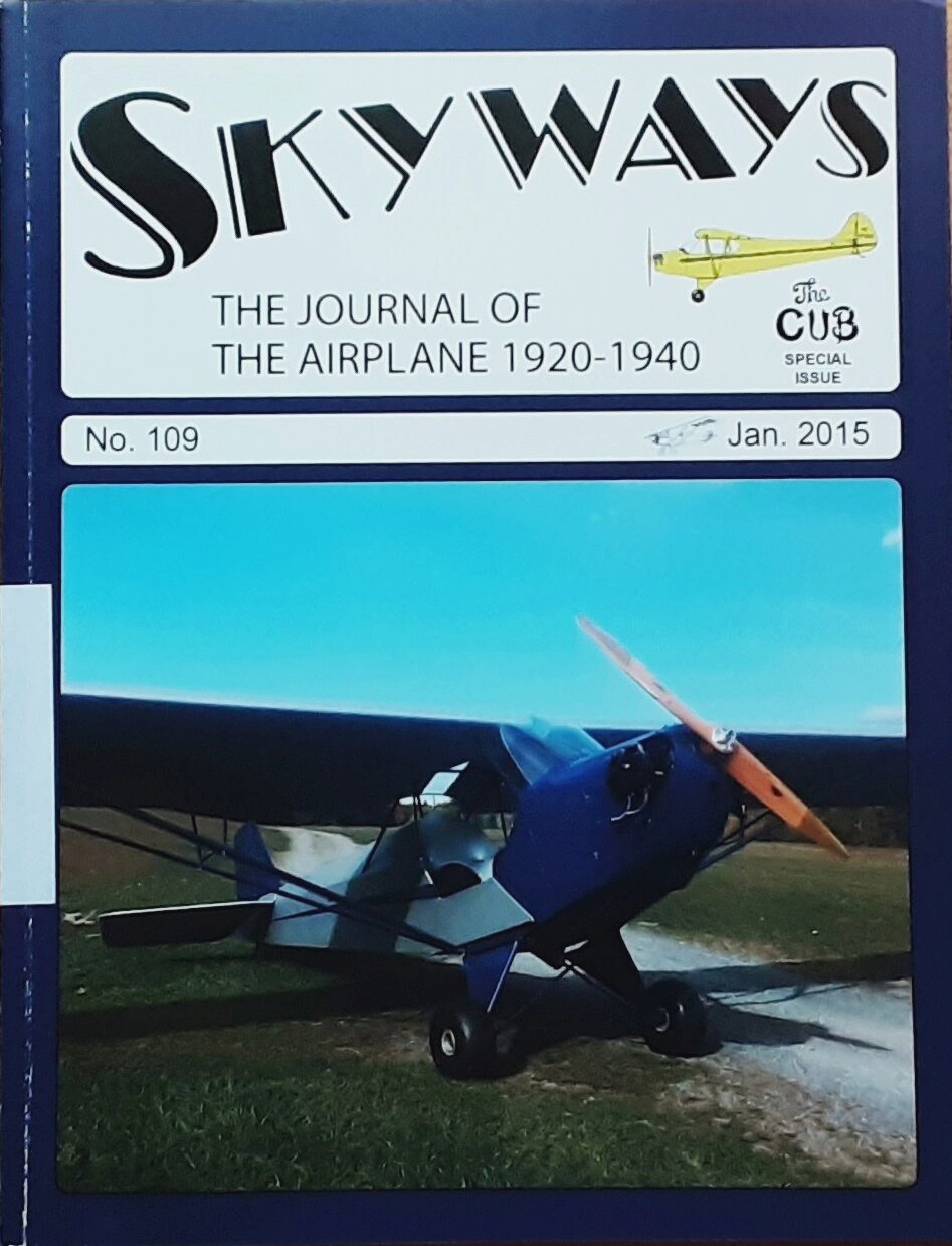 Buch B-2976 Skyways The Journal of the Airplane 1920-1940 , No. 109