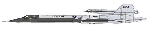 Hasegawa  02395 1/72 SR-71 Blackbird, Version A mit GTD21B