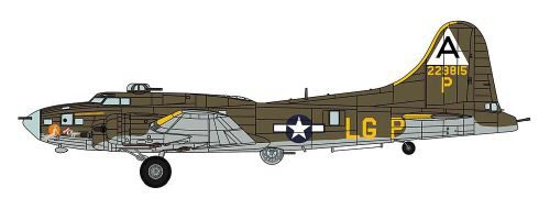 Hasegawa 602462 1/72 B-17F Flying Fortress Miami Clipper