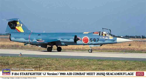 Hasegawa  07508 1/48 F-104 Starfighter J-Version, 1980 Air Combat Meet 202SQ See-Tarnung