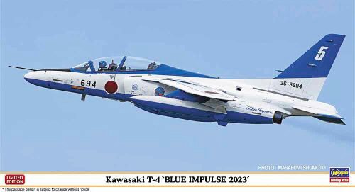 Hasegawa 607525 1/48 Kawasaki T4, Blue Impulse 2023