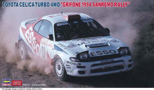Hasegawa 20466 1/24 Toyota Celica Turbo 4WD, Grifone 1994 Sanremo Rally