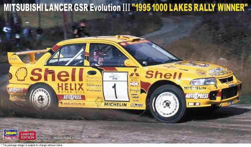 Hasegawa  20560 1/24 Mitsubishi Lancer GSR Evo III, 1995 1000 Lakes Rally
