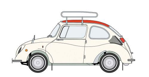 Hasegawa 20622 1/24 Subaru 360 Delux mit Dachträger