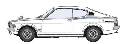 Hasegawa 21130 1/24 Mitsubishi Galant GTO2000GSR, frühe Version