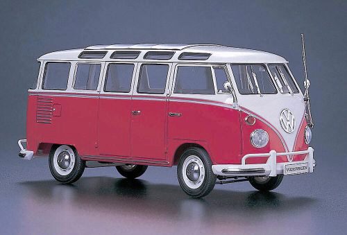 Hasegawa 21210 1/24 Volkswagen Typ 2 Minibus, 23-Fenster, 1963