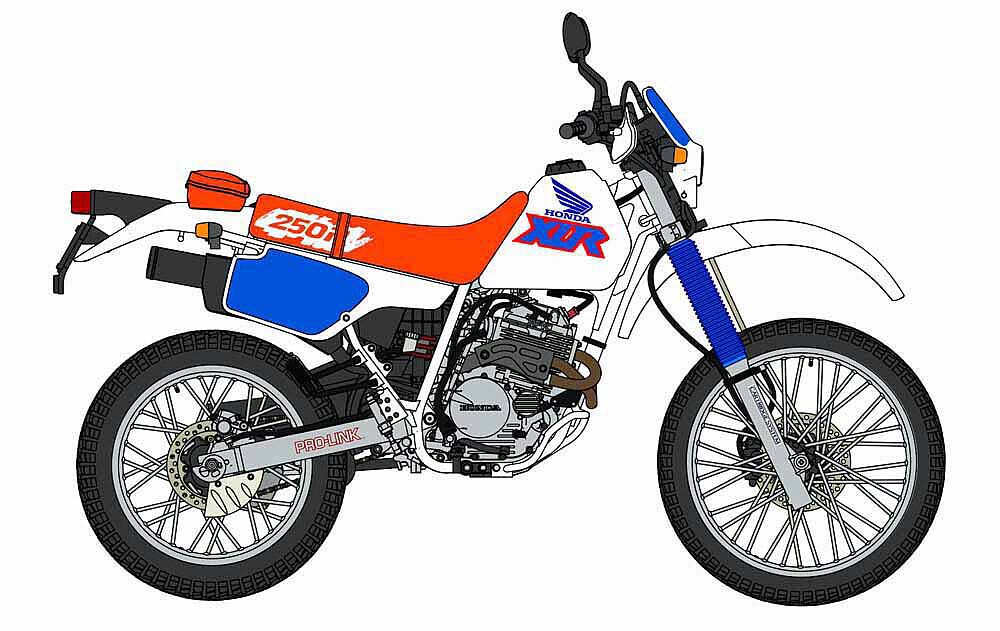 Hasegawa BK18 1/12 Honda Xlr250R
