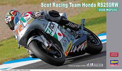 Hasegawa 621748 1/12 Scot Racing Team Honda RS250RW, 2008 WGP250